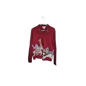 Women's Vintage Arriviste Safari Cardigan Medium